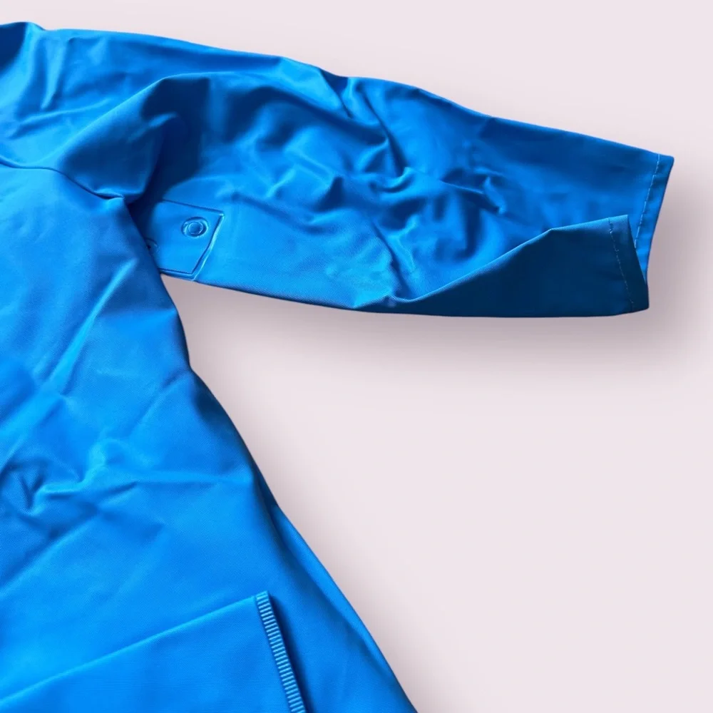 Vintage 1983 Cabbage Patch Kids Doll Pink And Blue Vinyl Raincoat Size 4 - Picture 2 of 13